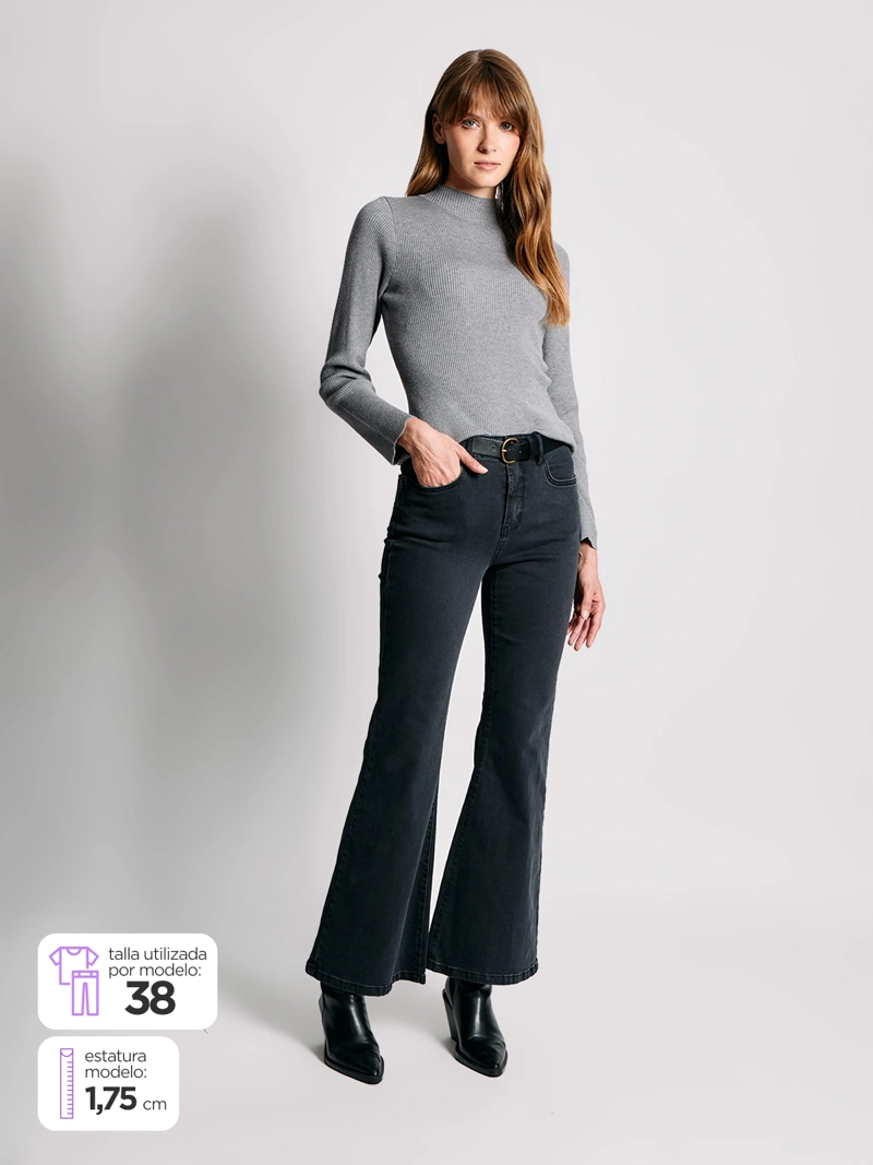 JEANS MUJER REGATTA FLARE ALGODÓN  - 1