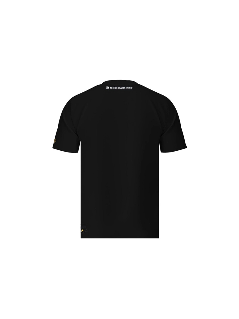 POLERA HOMBRE COLO COLO I2524 NEGRO MANGA CORTA 100 AÑOS - 2