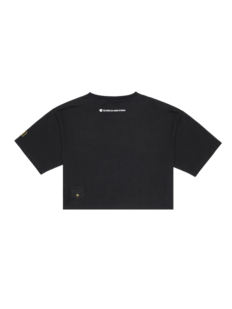 POLERA HOMBRE COLO COLO 2501 NEGRO MANGA CORTA 100 AÑOS - 2