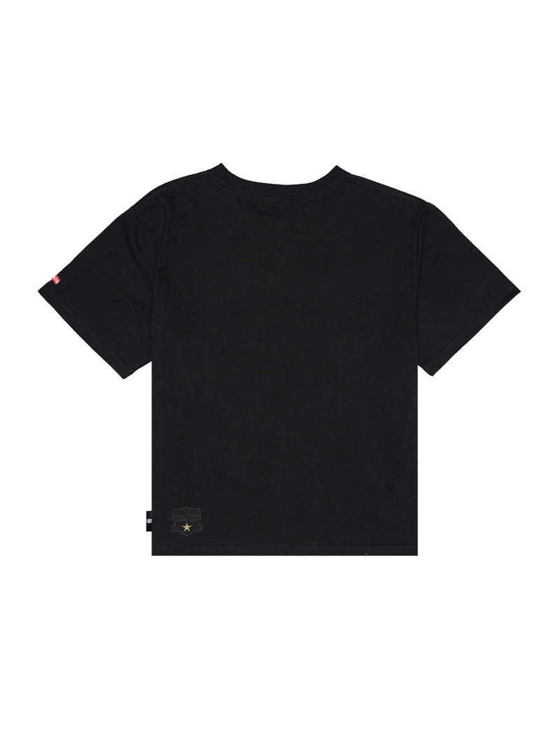 POLERA HOMBRE COLO COLO 2505 NEGRO MANGA CORTA 100 AÑOS - 2