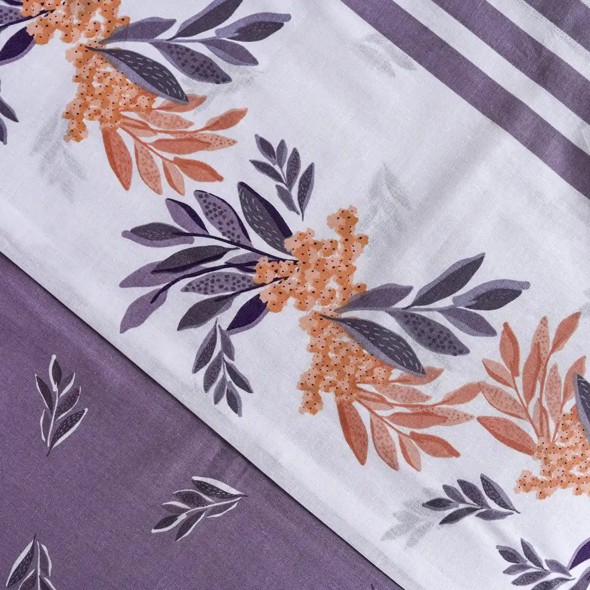 JUEGO DE SÁBANAS AMERICAN FAMILY LAVANDA 144H 1.5PL LILA - 3