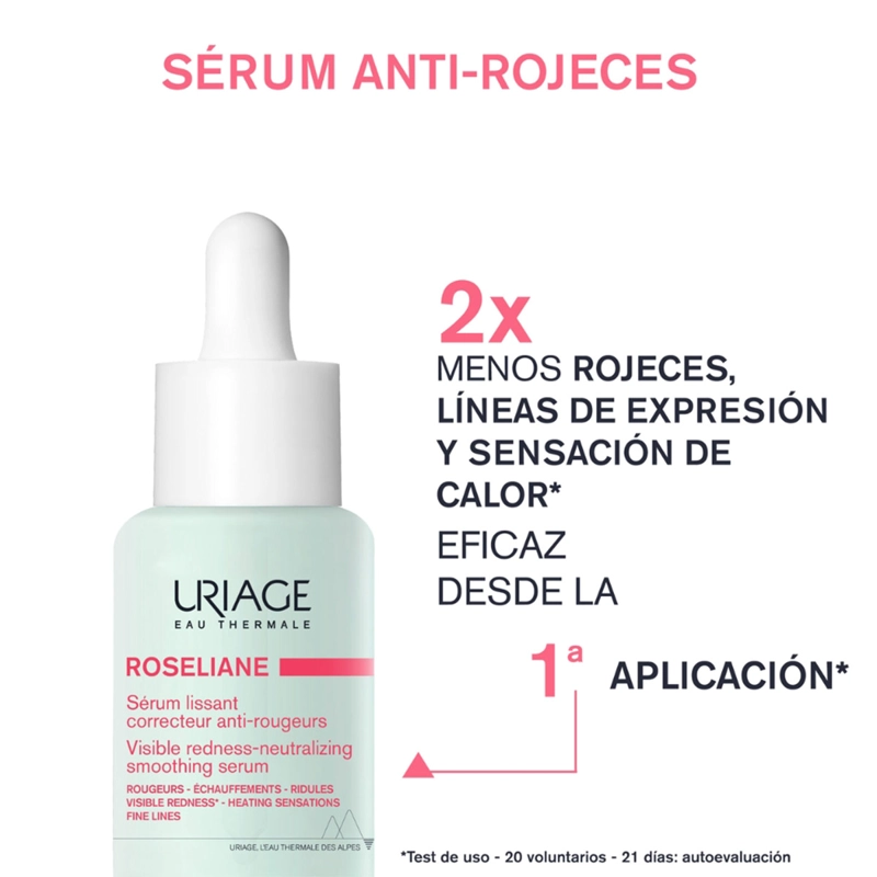 SÉRUM CORRECTOR ANTIROJECES URIAGE ROSÉLIANE 30 ML - 2