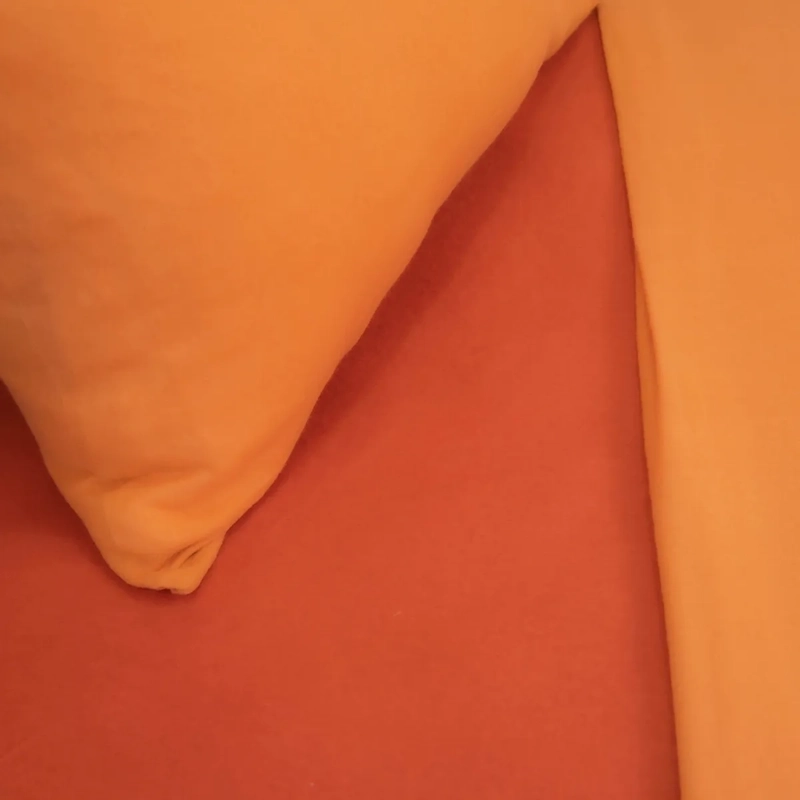 JUEGO DE SÁBANAS DORAL SENSES 1.5PL POLAR TERRACOTA LISAS - 2