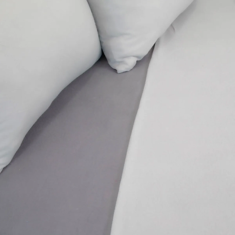 JUEGO DE SÁBANAS DORAL SENSES 2PL POLAR GRIS LISAS - 2
