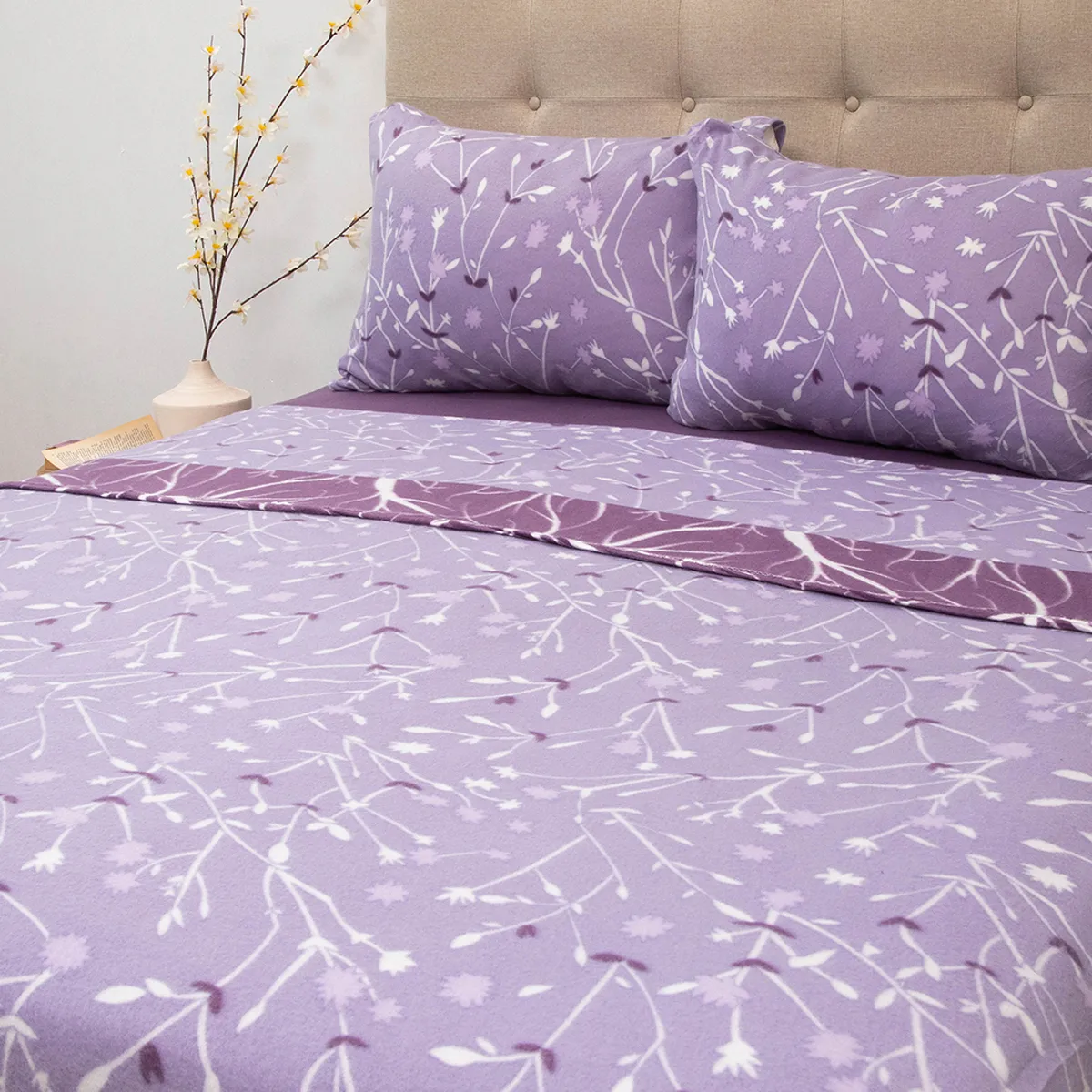 JUEGO DE SÁBANAS DORAL SENSES 2PL POLAR MULTICOLOR ESTAMPADO D3 - 1