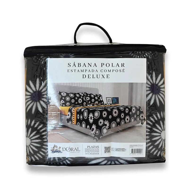 JUEGO DE SÁBANAS DORAL SENSES 2PL POLAR MULTICOLOR ESTAMPADO D7 - 5