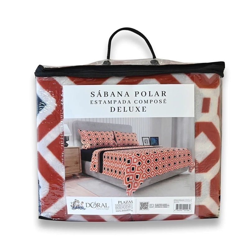 JUEGO DE SÁBANAS DORAL SENSES KING POLAR MULTICOLOR ESTAMPADO D8 - 5