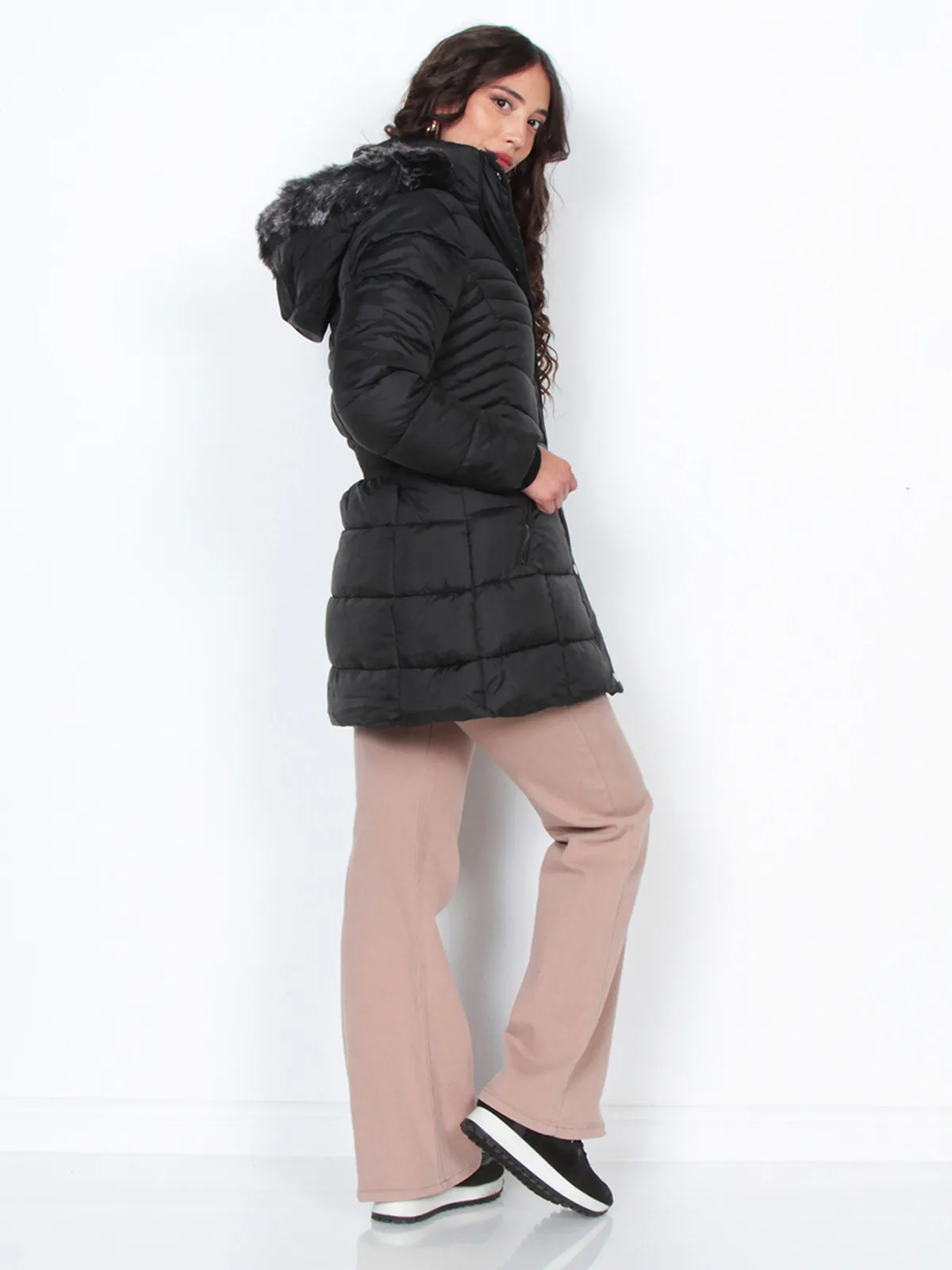 PARKA MUJER WADOS MANGA LARGA CON CAPUCHA - 3
