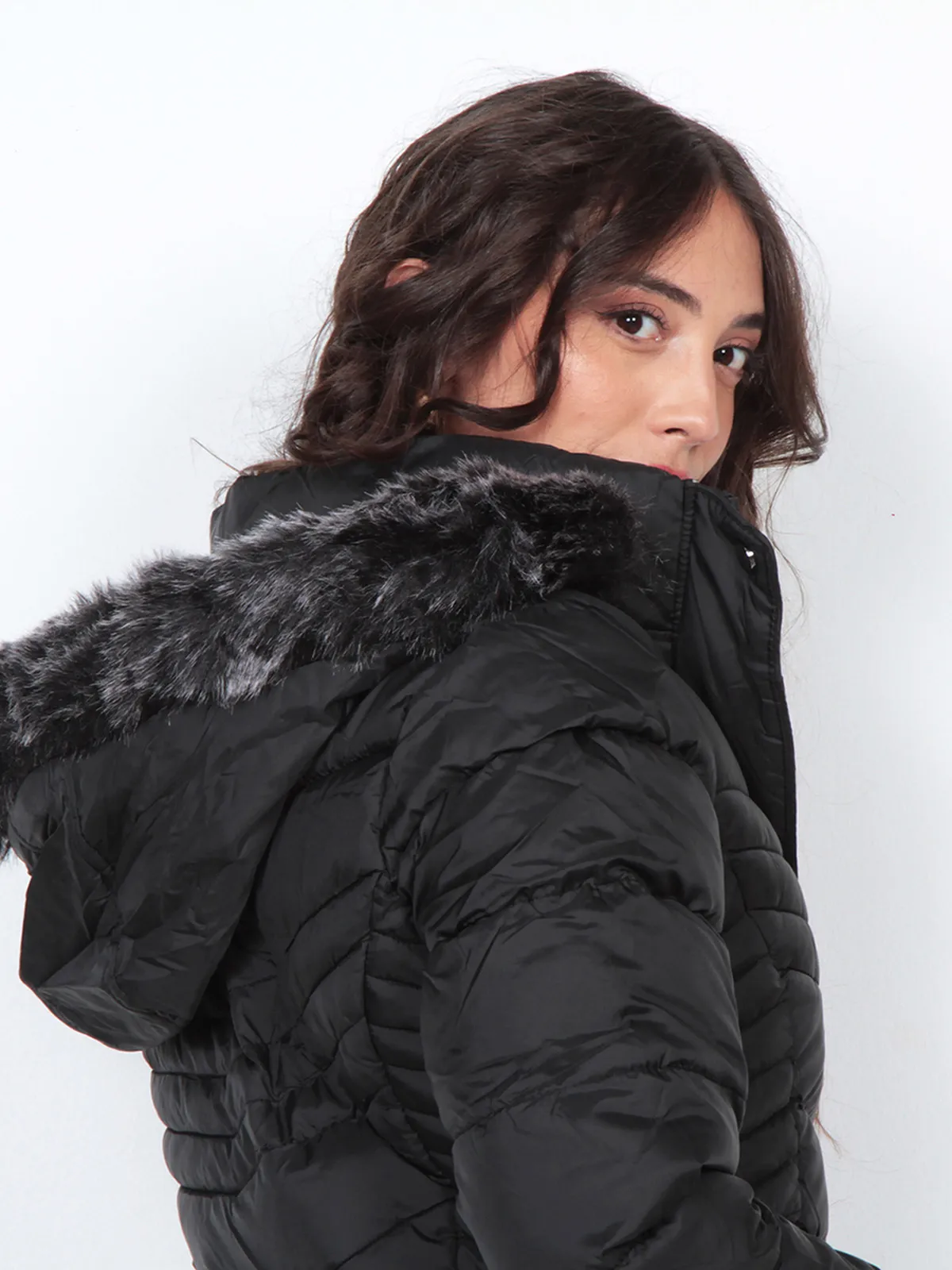 PARKA MUJER WADOS MANGA LARGA CON CAPUCHA - 6