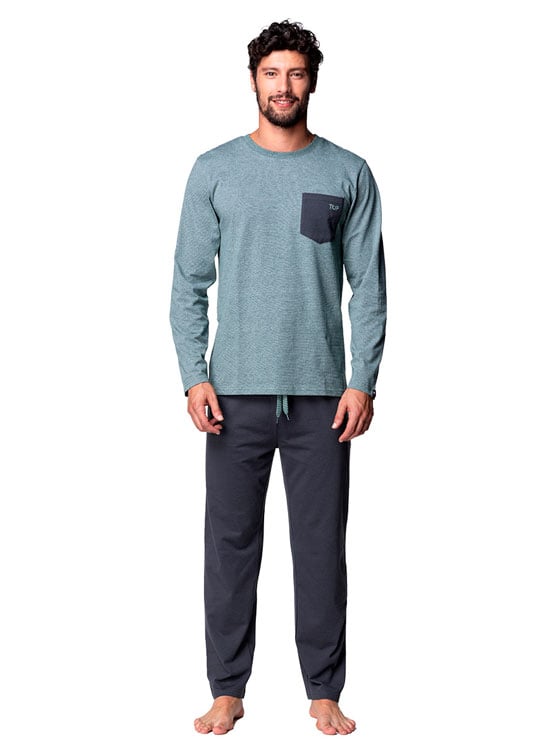 PIJAMA ALGODÓN HOMBRE TOP - 1