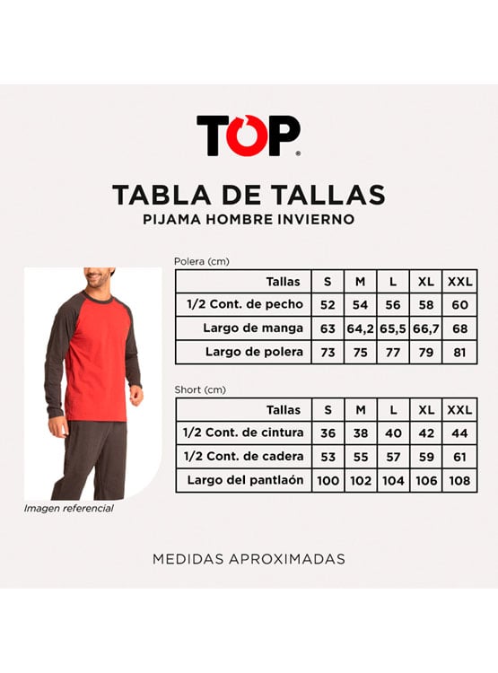 PIJAMA ALGODÓN HOMBRE TOP - 4