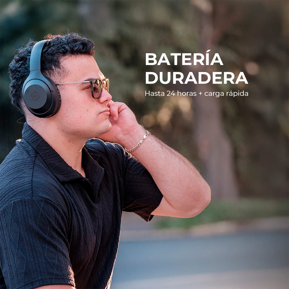 AUDÍFONOS SLEVE ON EAR ONE BLUETOOTH BLACK - 8