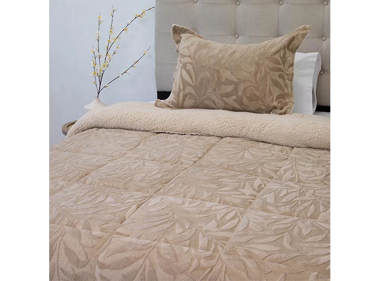 CUBRECAMA DORAL SENSES SHERPA 1.5PL D1 BEIGE - 2
