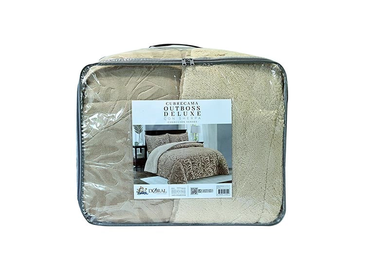 CUBRECAMA DORAL SENSES SHERPA 1.5PL D1 BEIGE - 4