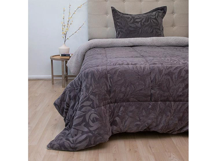 CUBRECAMA DORAL SENSES SHERPA 1.5PL D1 GRIS - 1