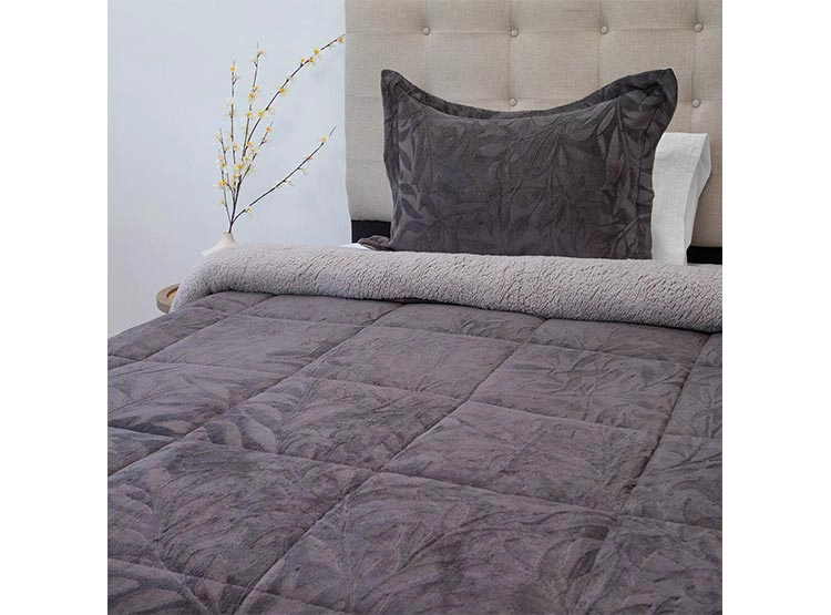 CUBRECAMA DORAL SENSES SHERPA 1.5PL D1 GRIS - 2