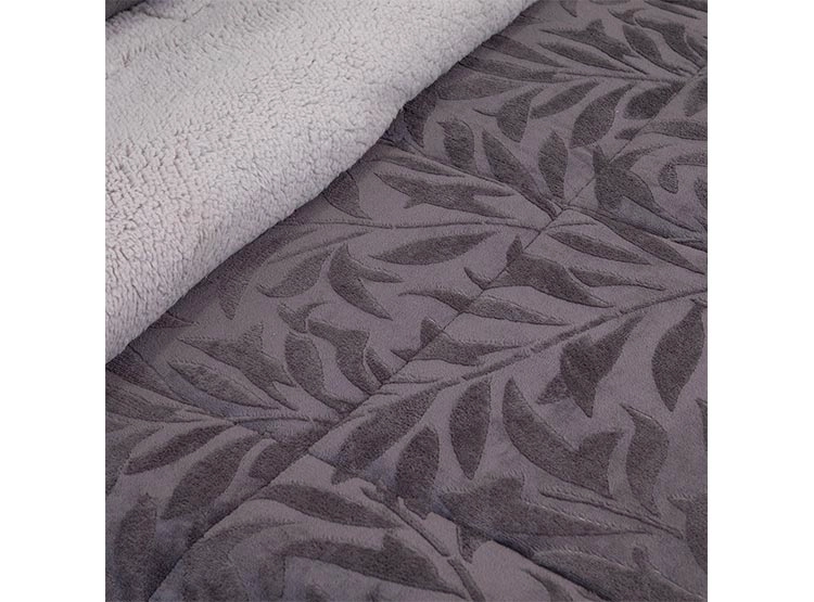 CUBRECAMA DORAL SENSES SHERPA 1.5PL D1 GRIS - 3