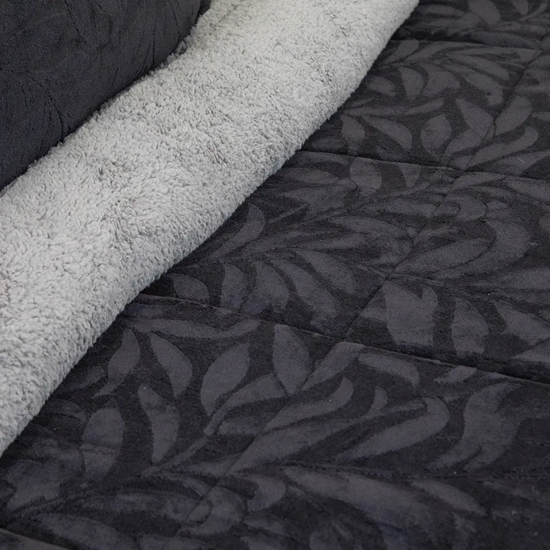 CUBRECAMA DORAL SENSES SHERPA 1.5PL D1 NEGRO - 3