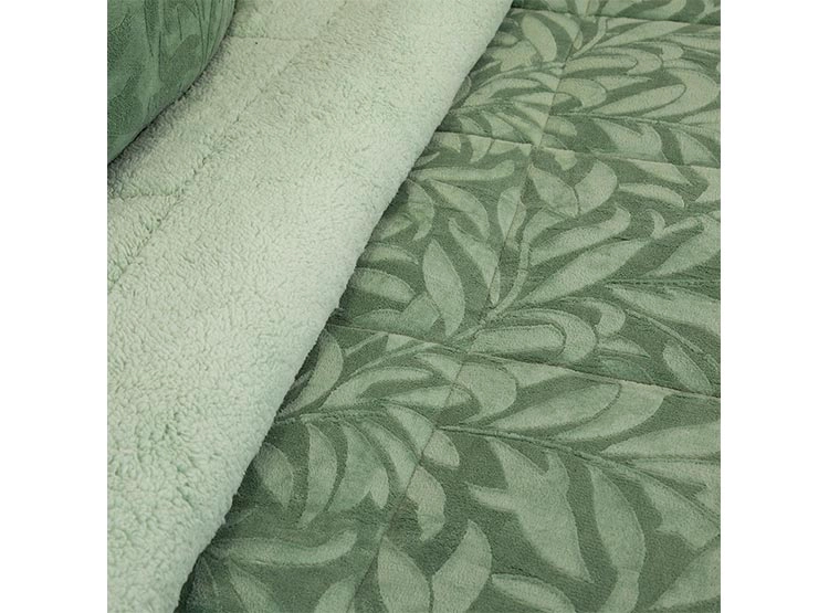 CUBRECAMA DORAL SENSES SHERPA 1.5PL D1 VERDE - 3