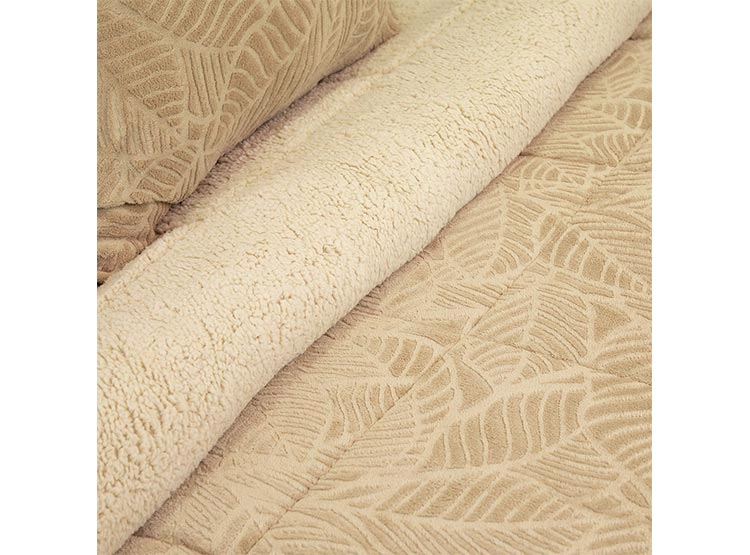 CUBRECAMA DORAL SENSES SHERPA 1.5PL D2 BEIGE - 3