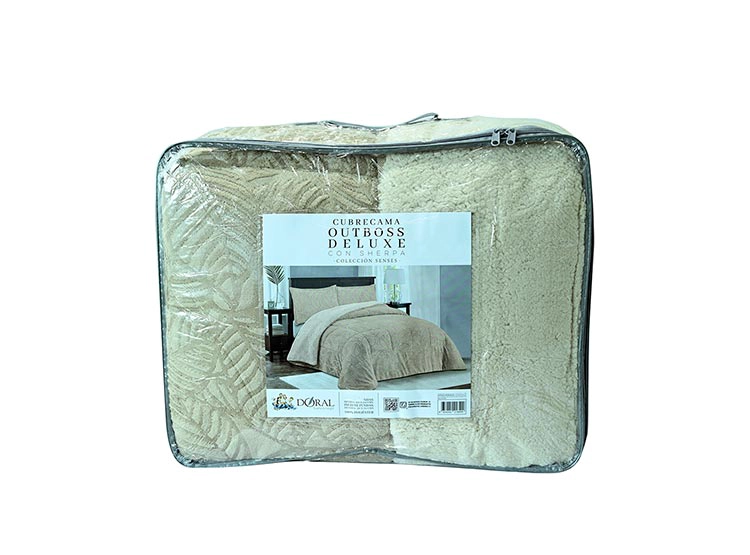 CUBRECAMA DORAL SENSES SHERPA 1.5PL D2 BEIGE - 4