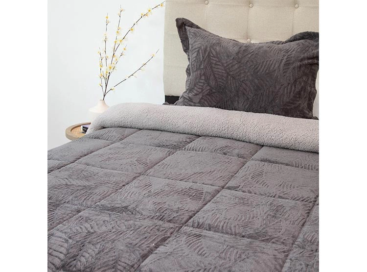 CUBRECAMA DORAL SENSES SHERPA 1.5PL D2 GRIS - 2