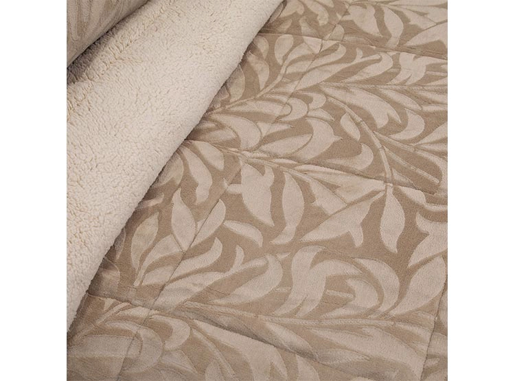 CUBRECAMA DORAL SENSES SHERPA 2PL D1 BEIGE - 3