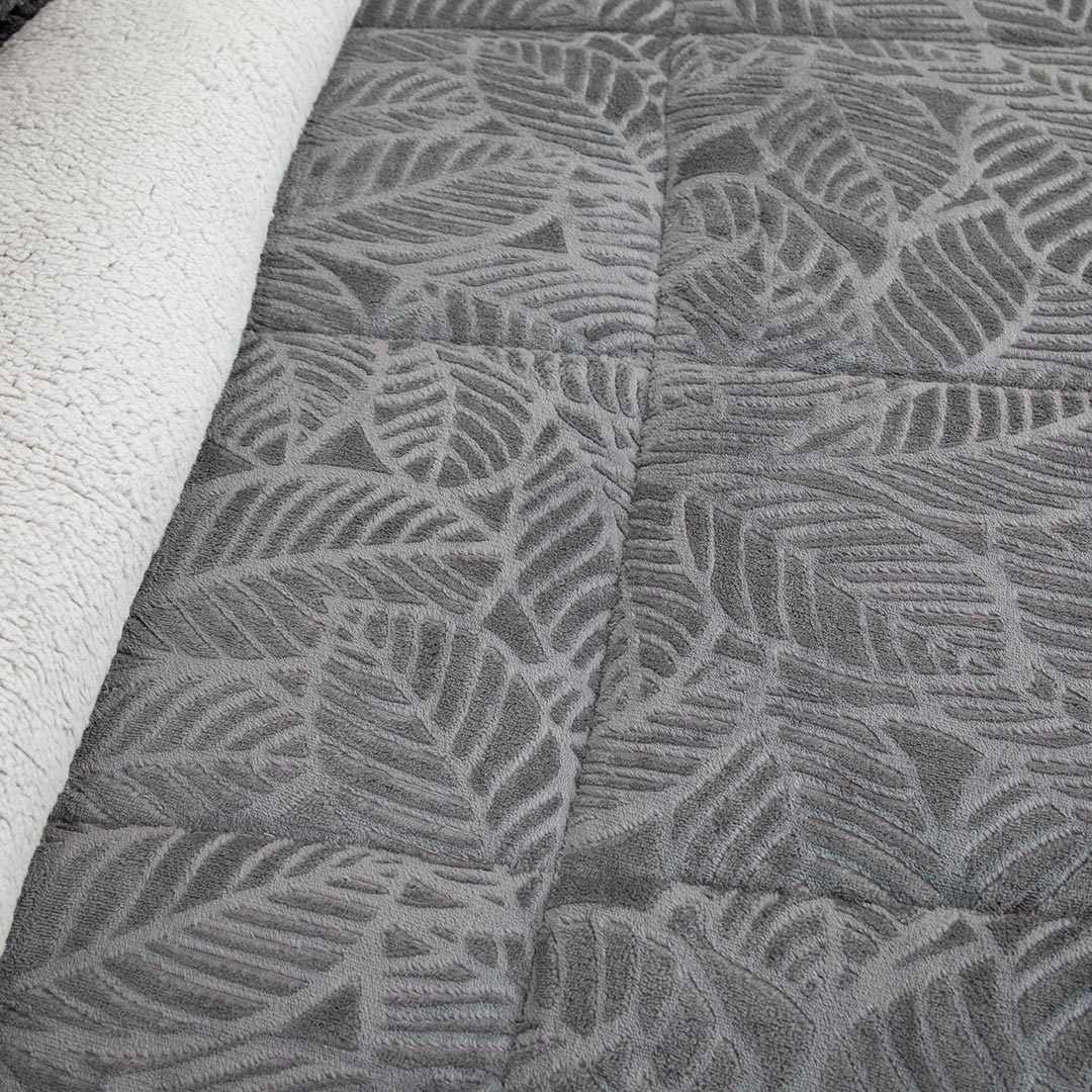 CUBRECAMA DORAL SENSES SHERPA KING D2 GRIS - 3