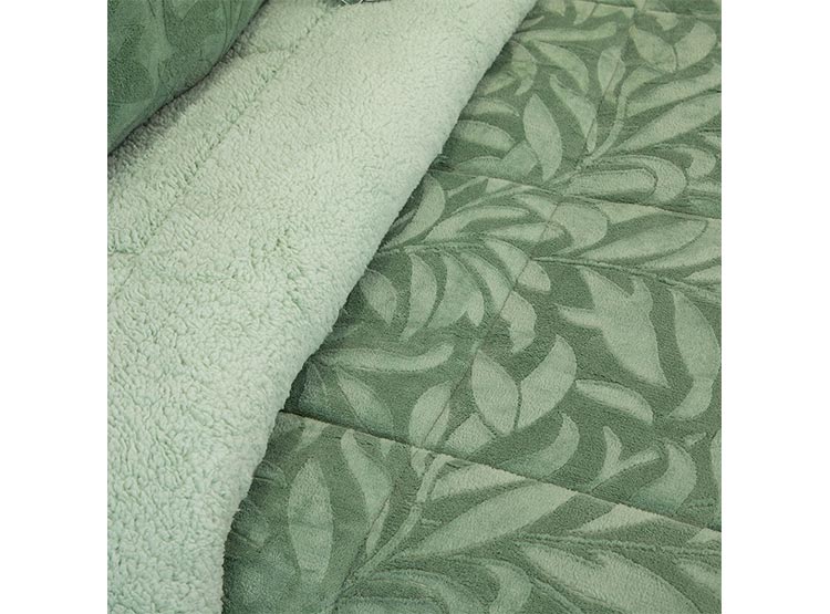 CUBRECAMA DORAL SENSES SHERPA SÚPER KING D1 VERDE - 3