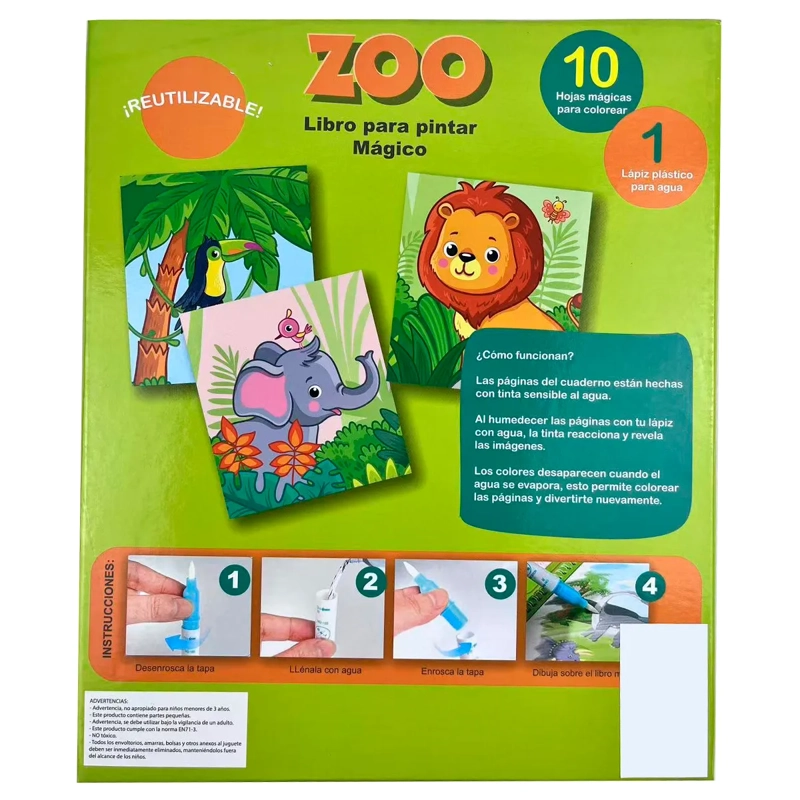 SET HVT-PS LAPIZ DIBUJOS MAGICOS ZOO - 4