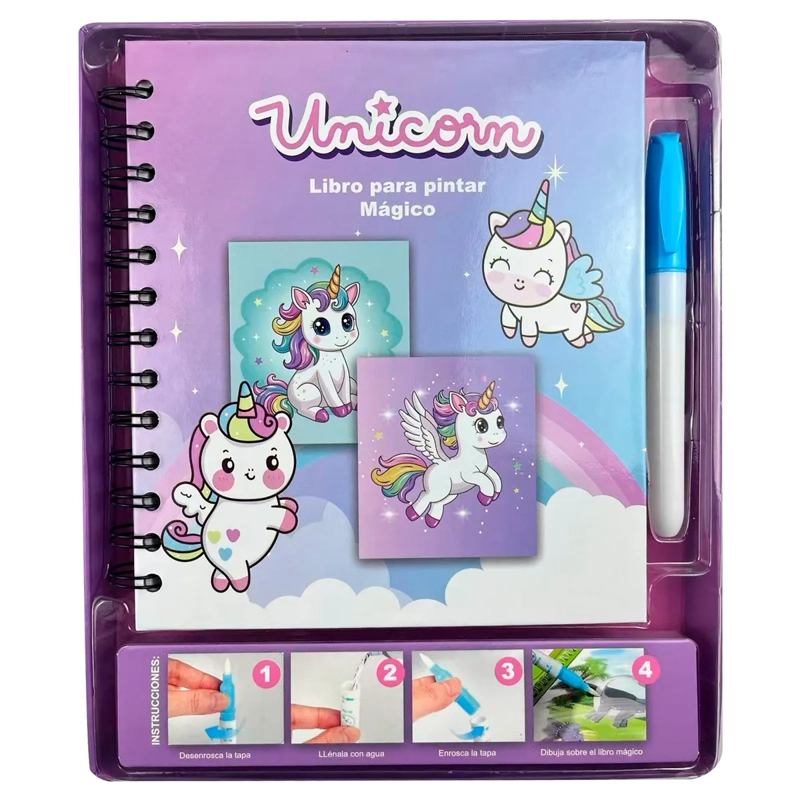 SET LAPIZ DIBUJOS MAGICOS UNICORNIO - 2