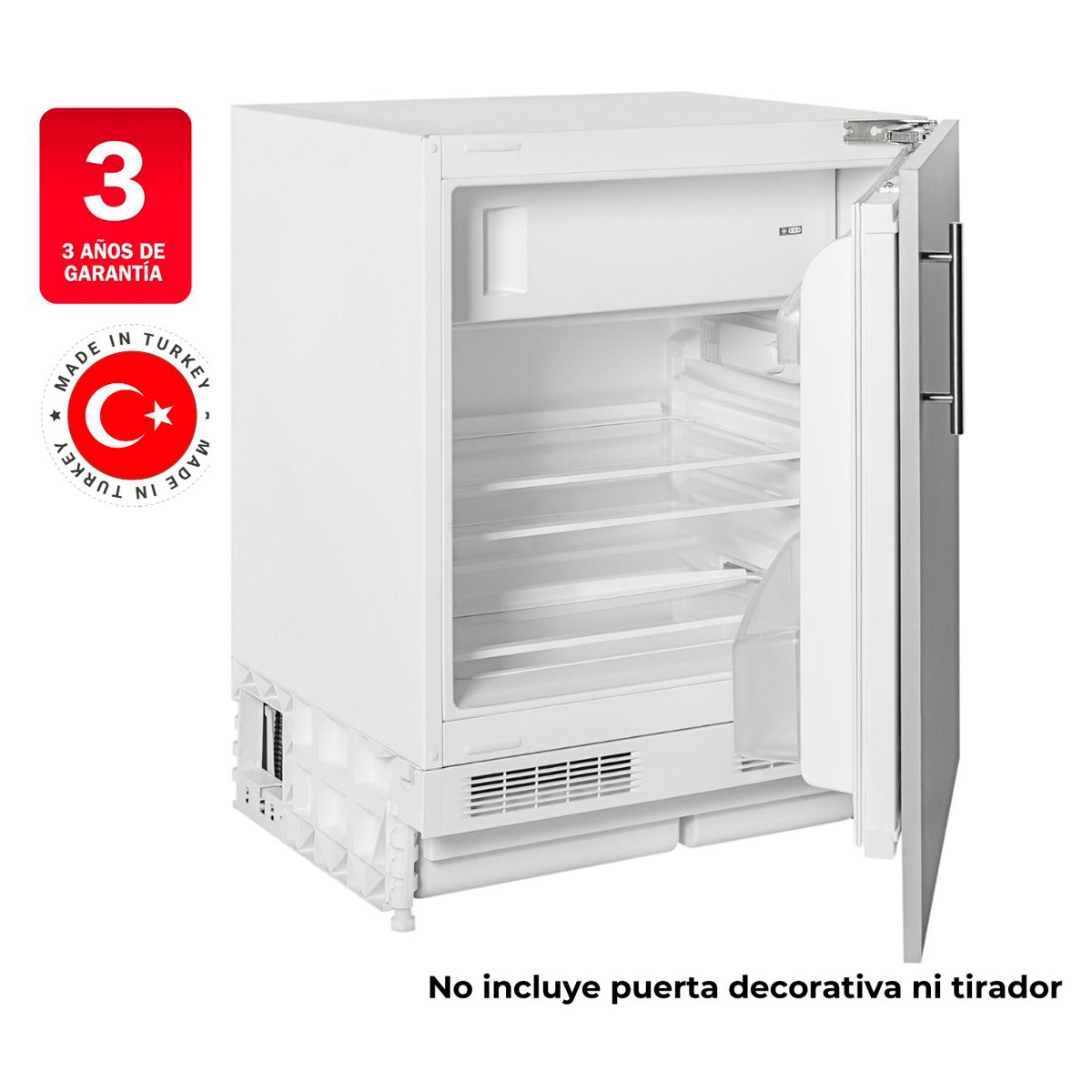 REFRIGERADOR TEKA MONOPUERTA 105 LT DEFROST RSR 41160 BU - 3