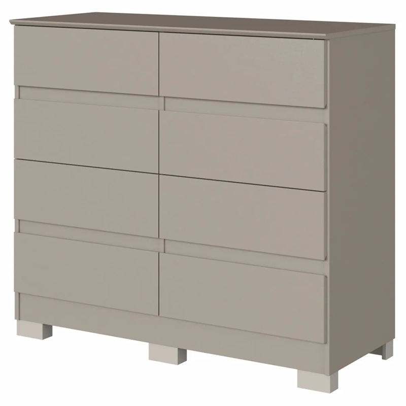 CÓMODA VEKKA HOME LARA 8 CAJONES GRIS - 3