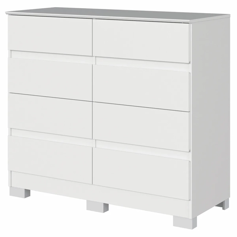 CÓMODA VEKKA HOME LARA 8 CAJONES BLANCO