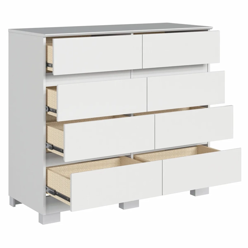 CÓMODA VEKKA HOME LARA 8 CAJONES BLANCO - 4