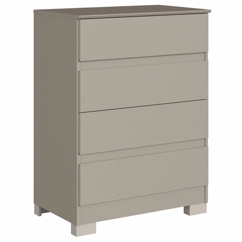 CÓMODA VEKKA HOME MAIA 4 CAJONES GRIS - 3