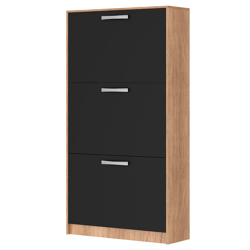 ZAPATERA VEKKA HOME NICK 3 PUERTAS NEGRO