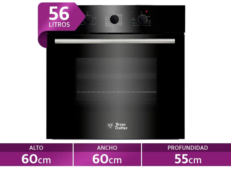 HORNO ELÉCTRICO URSUS TROTTER EMPOTRABLE 56 L UT PRIME EPC4 NIGHT DL