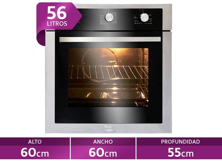 HORNO ELÉCTRICO URSUS TROTTER EMPOTRABLE 56 L UT PRIME EPC4 DL