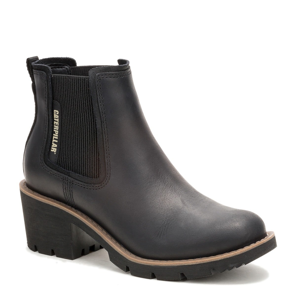 BOTINES CUERO MUJER CATERPILLAR NEGRO REWRITE CHELSEA - 2