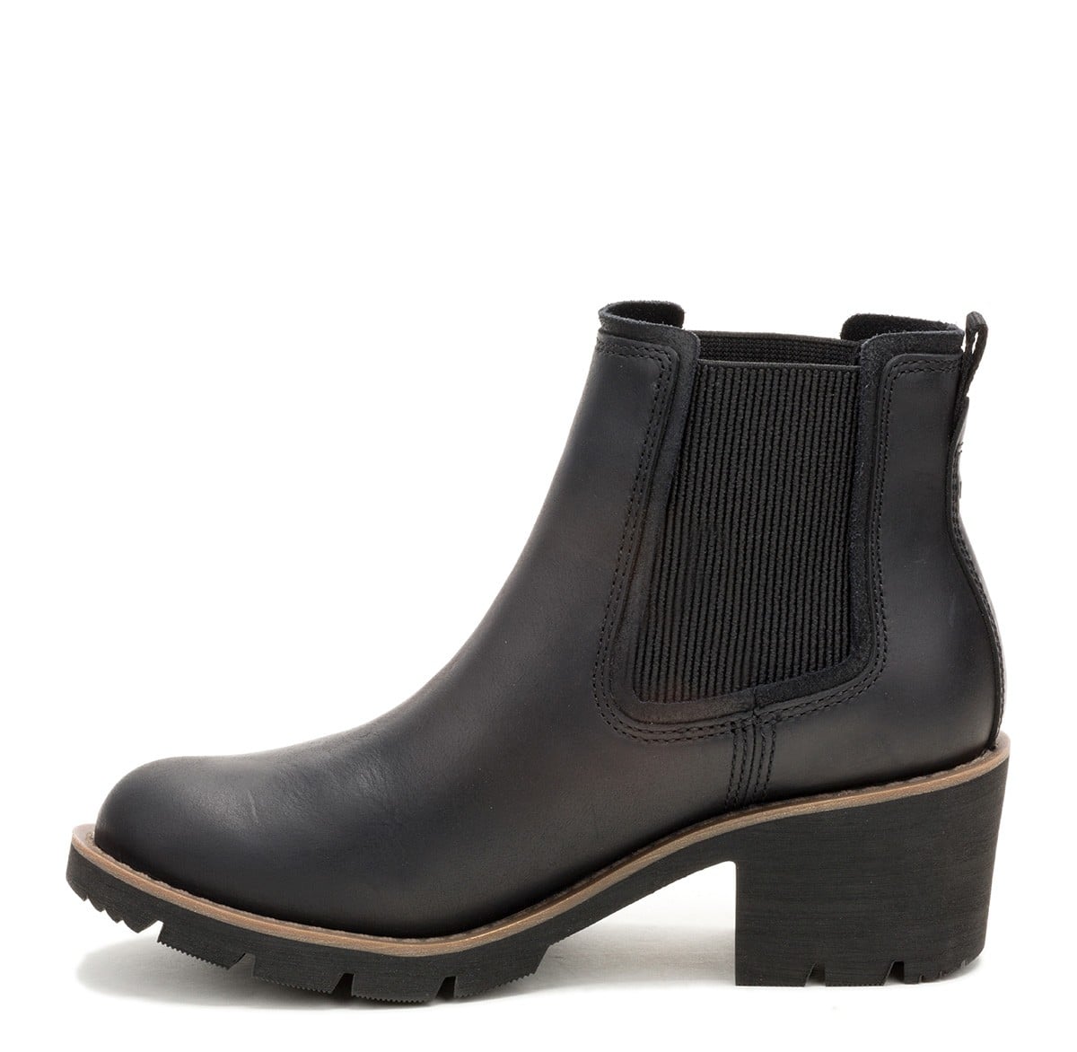 BOTINES CUERO MUJER CATERPILLAR NEGRO REWRITE CHELSEA - 3