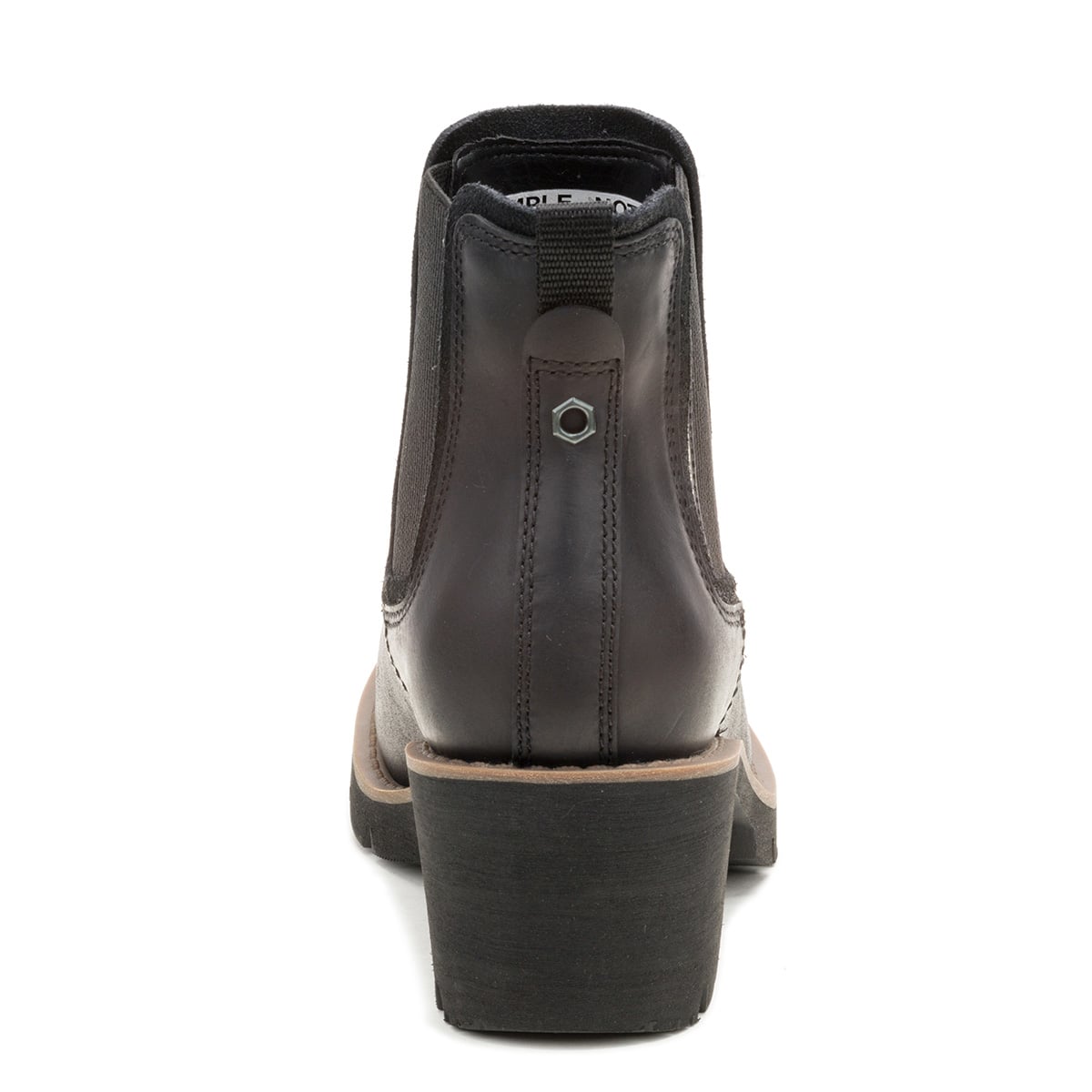 BOTINES CUERO MUJER CATERPILLAR NEGRO REWRITE CHELSEA - 4