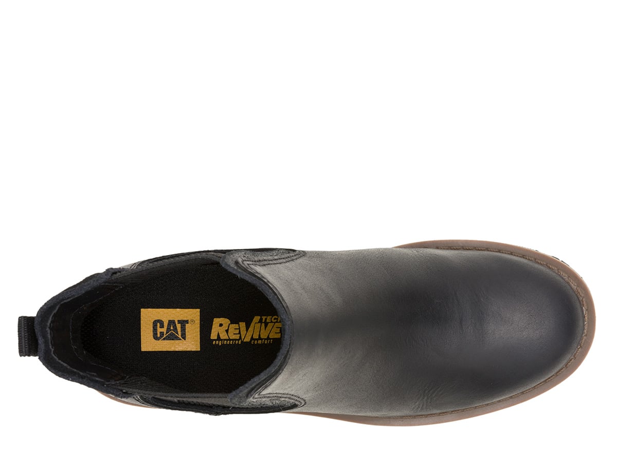 BOTINES CUERO MUJER CATERPILLAR NEGRO REWRITE CHELSEA - 5