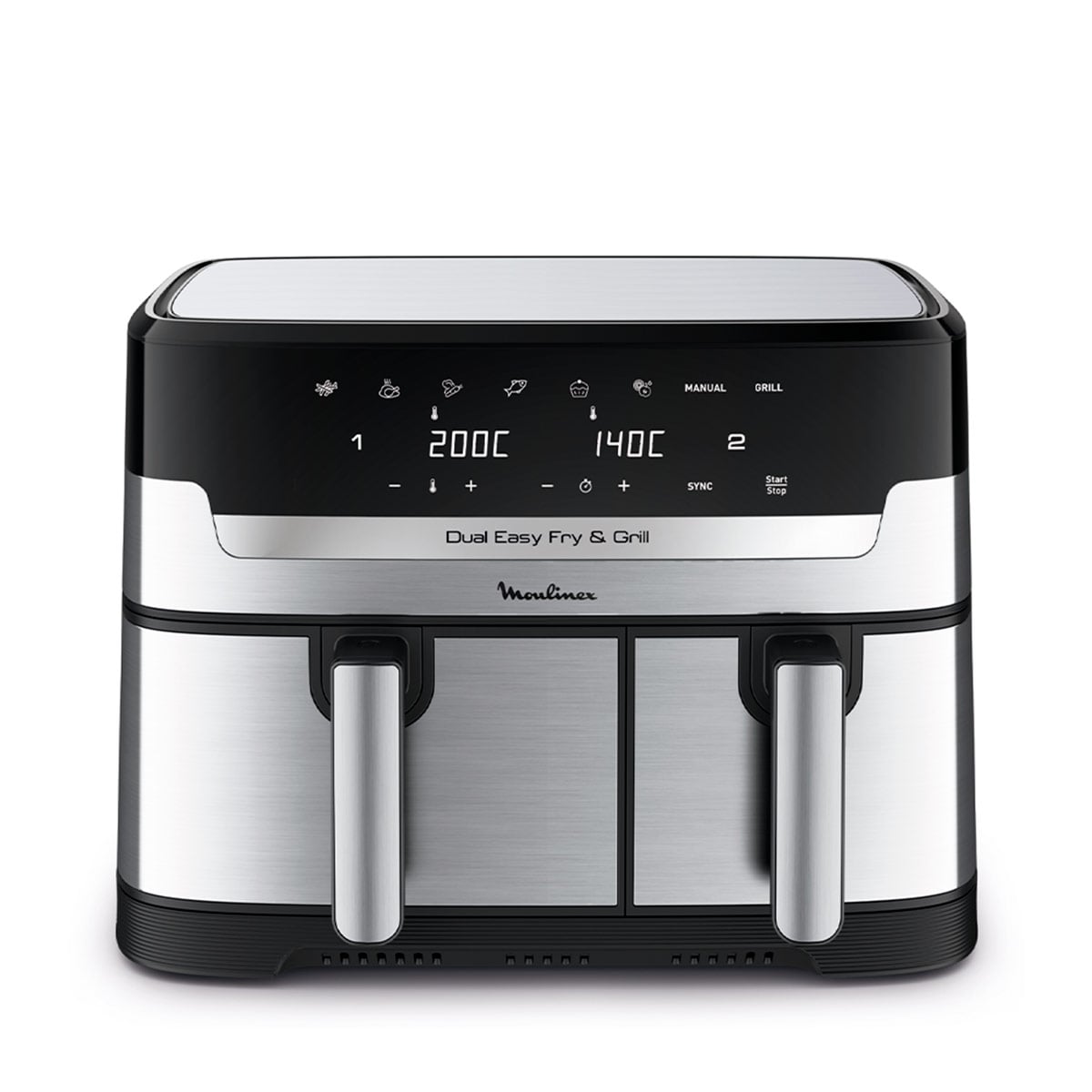 FREIDORA MOULINEX 8.3 LT EASY FRY & GRILL DUAL EZ905D20