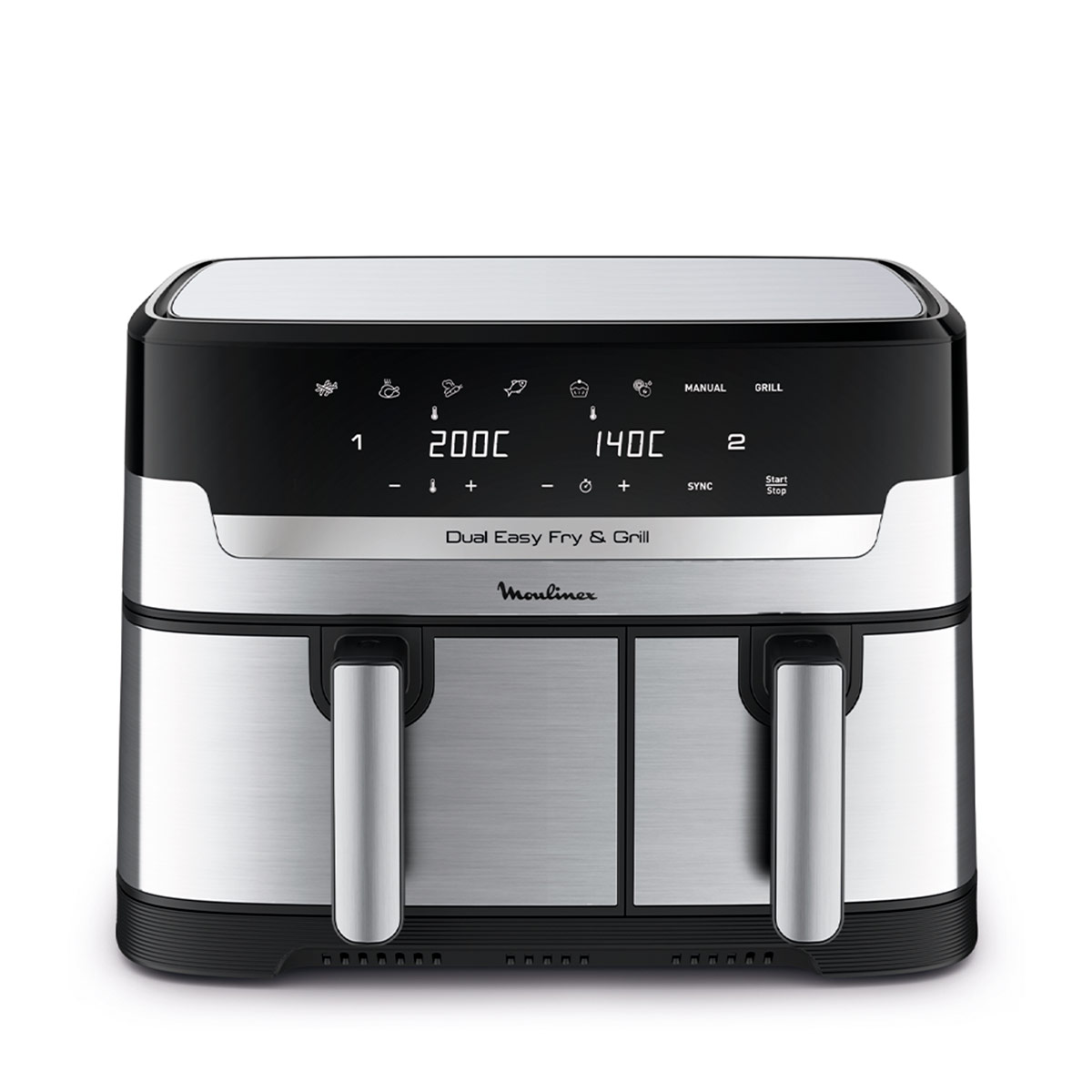 FREIDORA MOULINEX 8.3 LT EASY FRY & GRILL DUAL EZ905D20 - 2