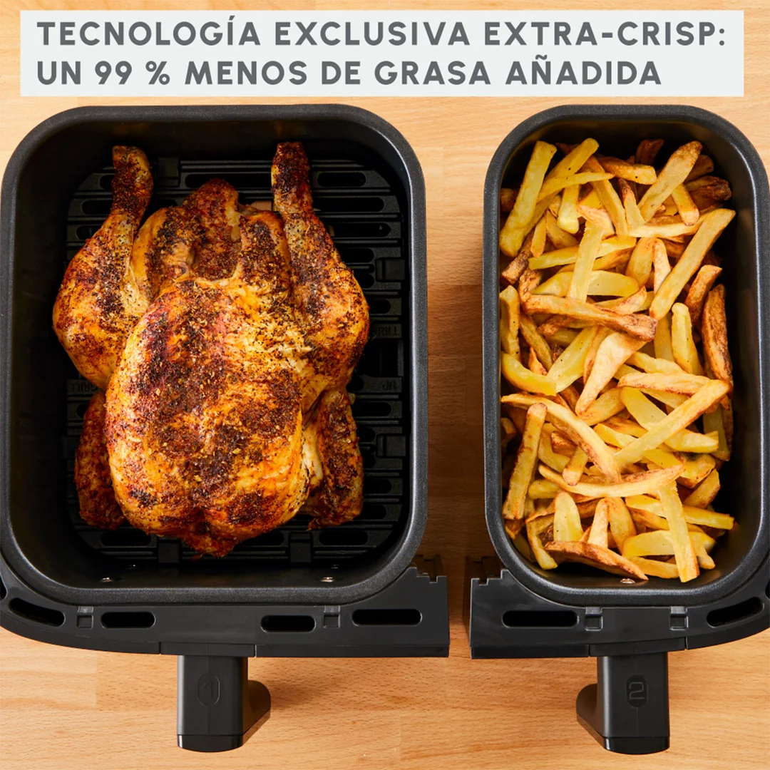 FREIDORA MOULINEX 8.3 LT EASY FRY & GRILL DUAL EZ905D20 - 7