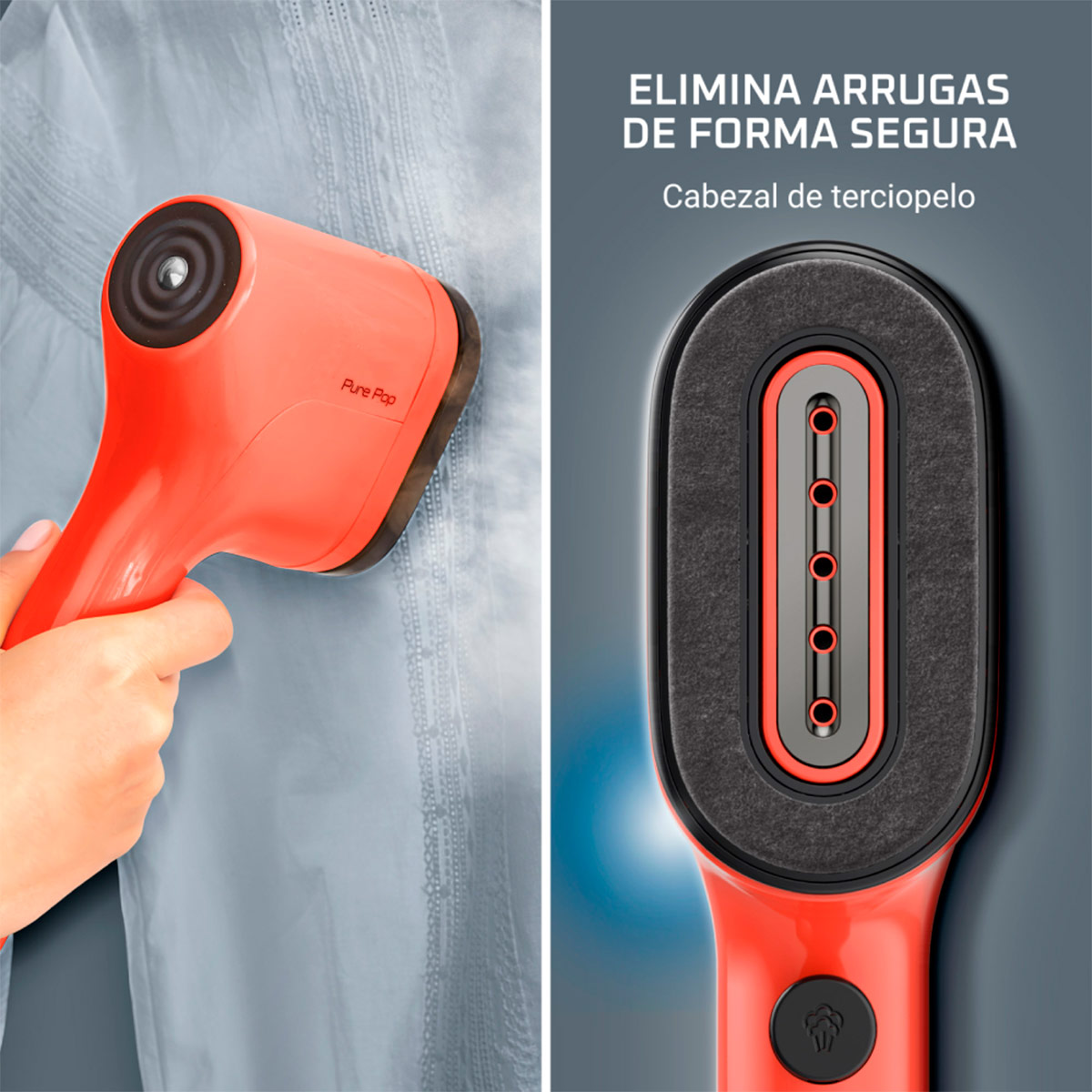 PLANCHA ROWENTA PURE POP ROJO - 4