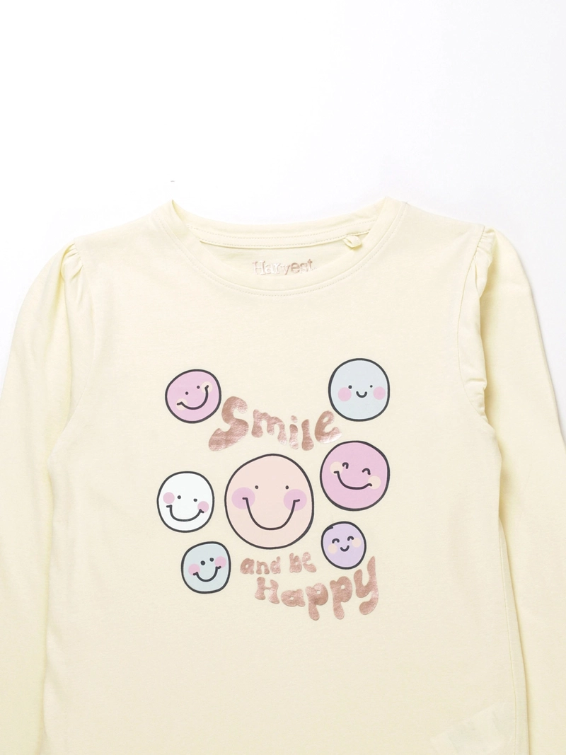 POLERA MANGA LARGA ALGODÓN NIÑA HARVEST PRINT - 3