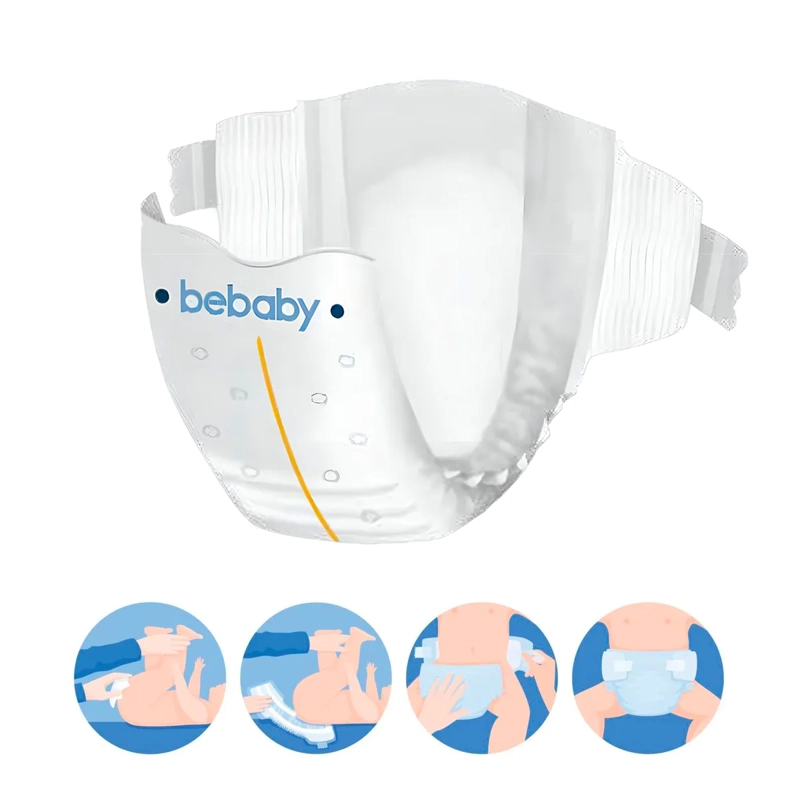 PAÑALES BEBESIT BABY PREMIUM G 72U HIPOALERGENICO - 5