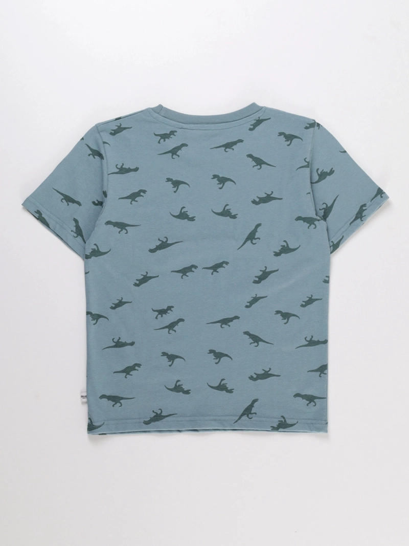 POLERA MANGA CORTA ALGODÓN NIÑO HARVEST PRINT - 2